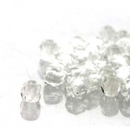 True2™ Feuerpolierte Glasschliffperlen 2mm - Crystal
